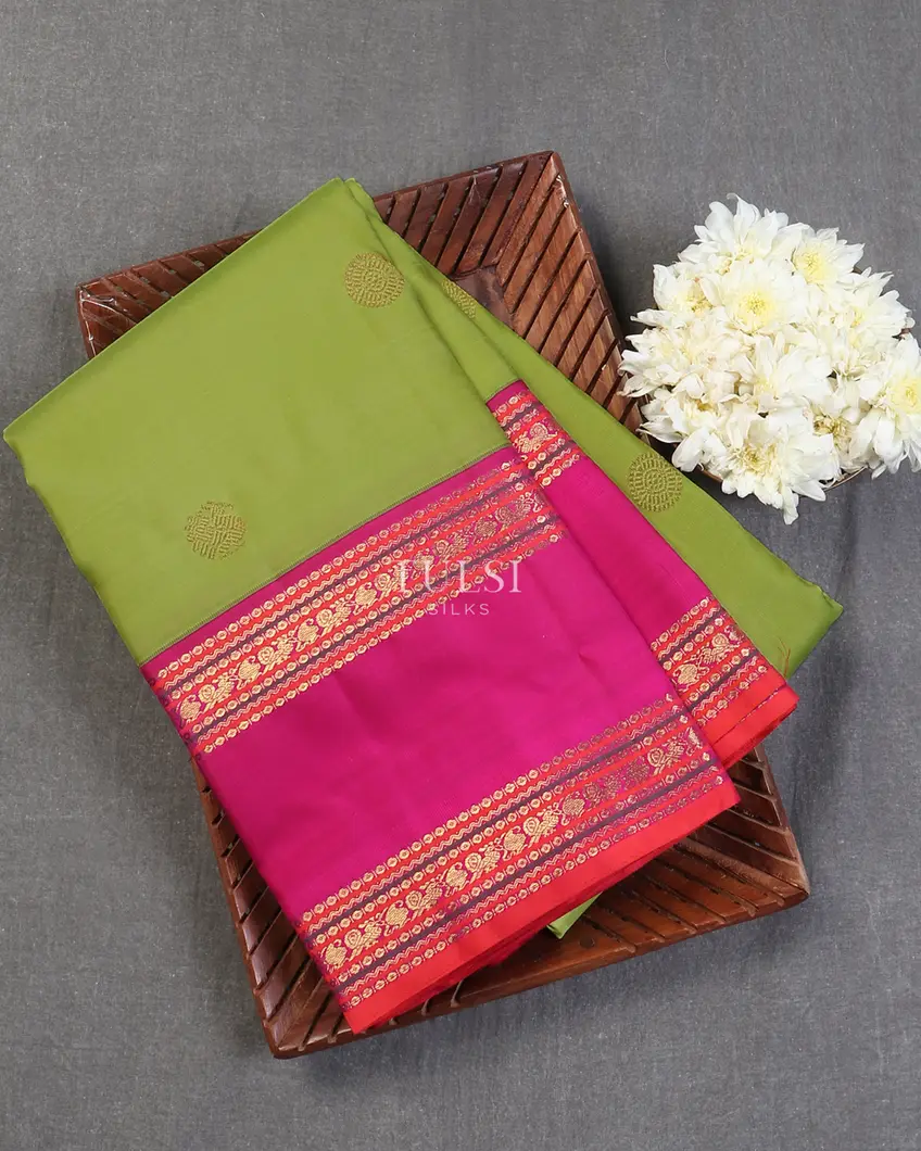Green Kanjivaram Silk Saree T560167-image