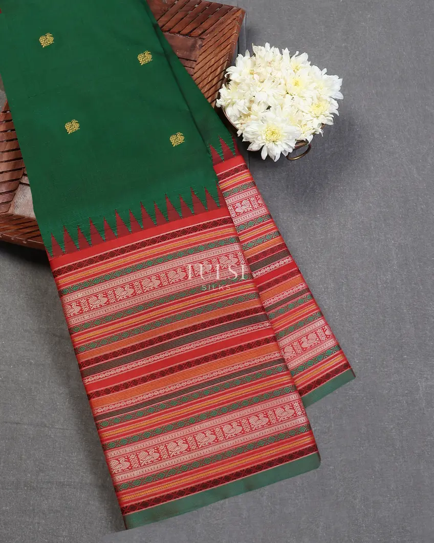 Green Kanjivaram Silk Saree T587273-image