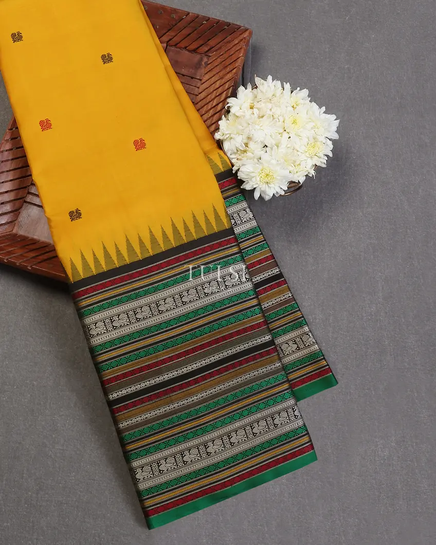 Yellow Kanjivaram Silk Saree T582256-1-image