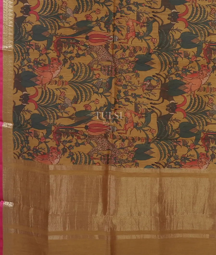 yellow-tussar-printed-saree-t603383-t603383-d