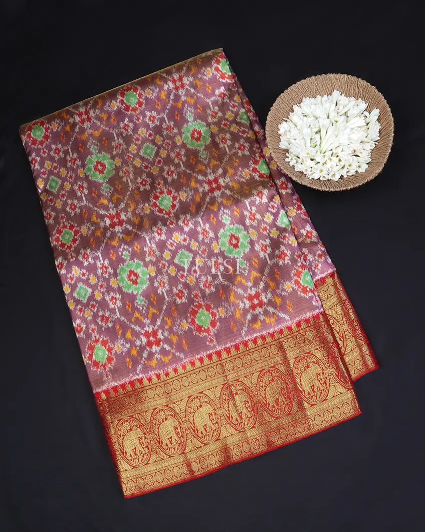 Purple Tissue Kanjivaram Silk Saree T579691-image