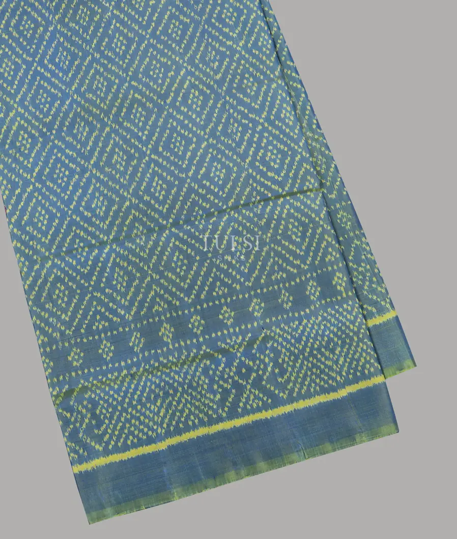 Light Greenish Blue Patola Silk Saree T604299-image