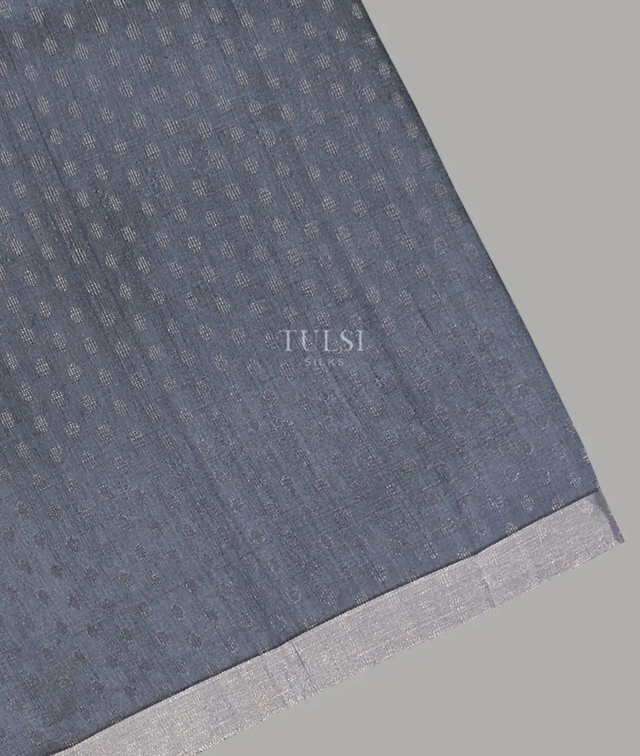 Grey Woven Raw Silk Saree T606764-image