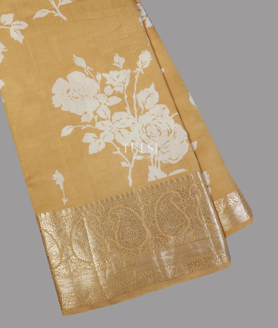 Yellow Chaniya Silk Saree T592503-image