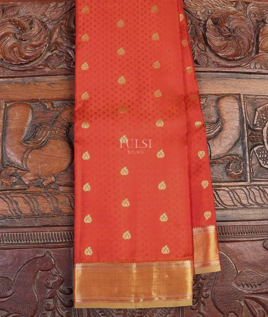 Orange Soft Silk Saree T556165-image