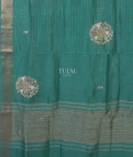 teal-blue-linen-embroidery-saree-t607004-t607004-d