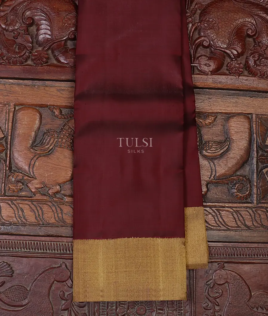 Maroon Kanjivaram Silk Saree T601397-image