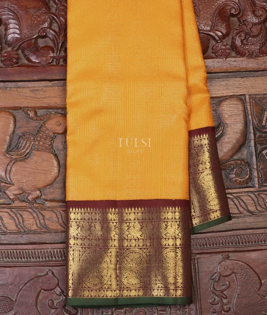 Yellow Kanjivaram Silk Saree T603769-image