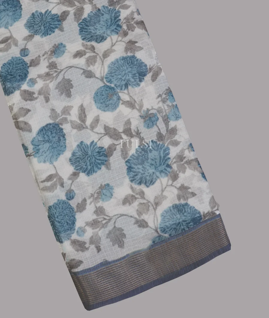 Off - White Kota Cotton Saree T609061-image