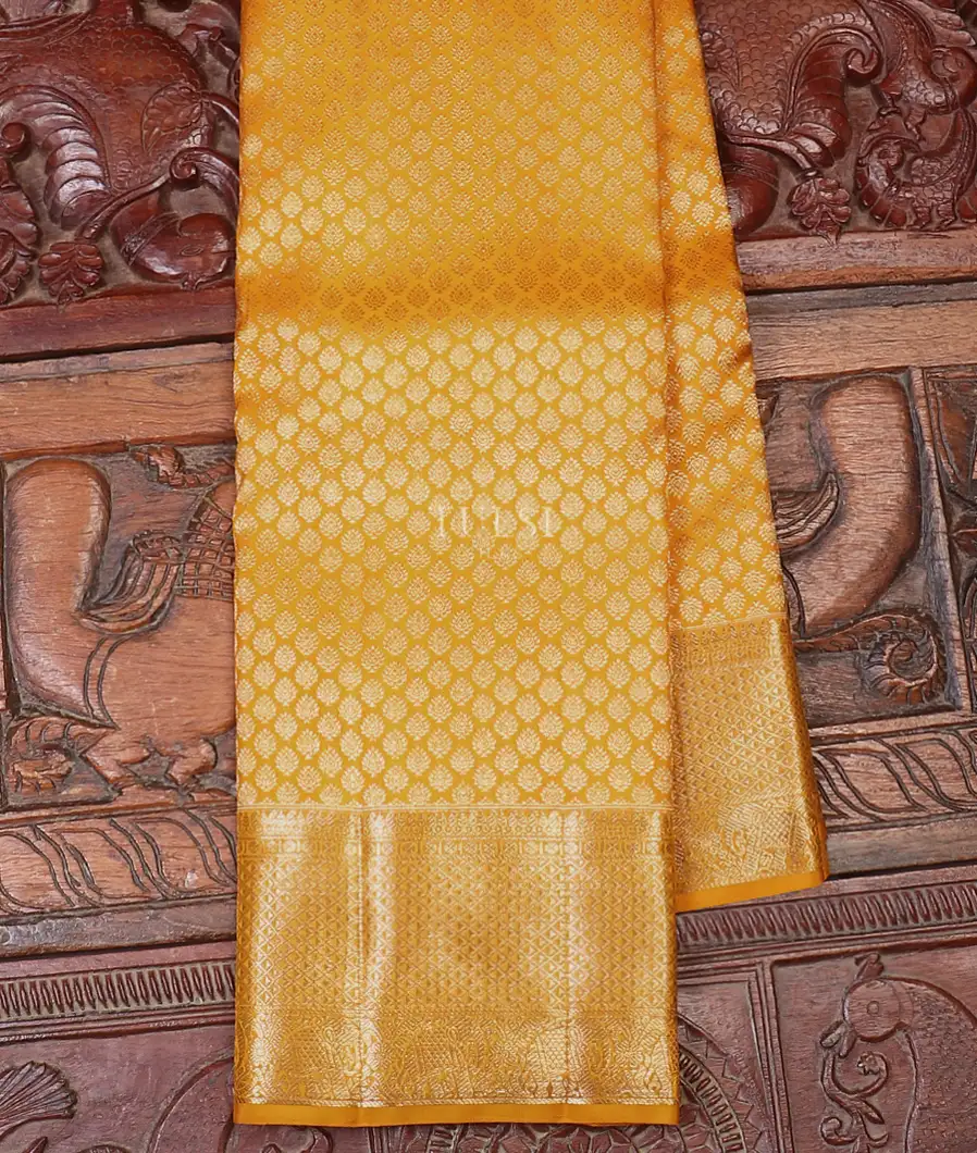 Yellow Kanjivaram Silk Saree T607647-image