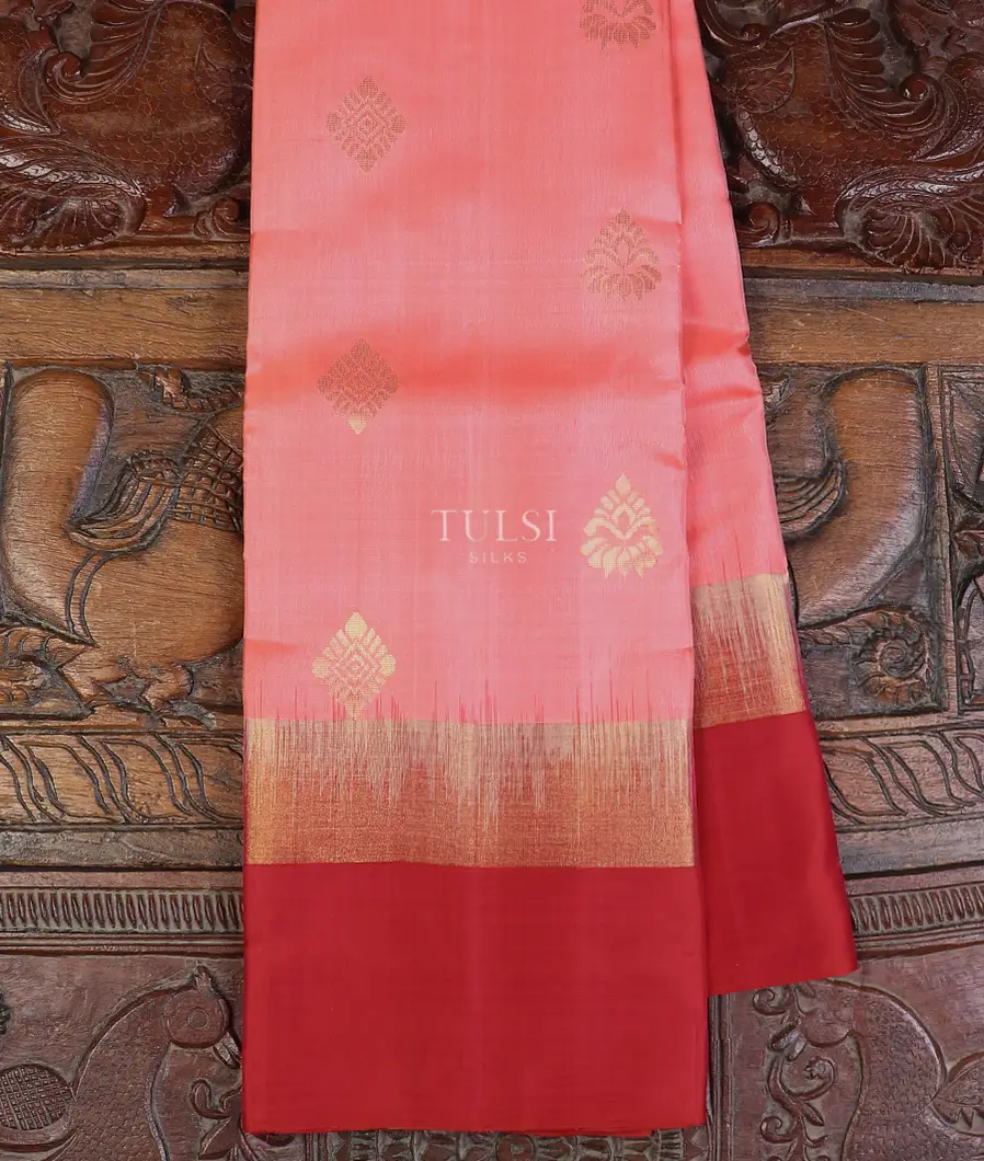 Pink Soft Silk Saree T608058-image