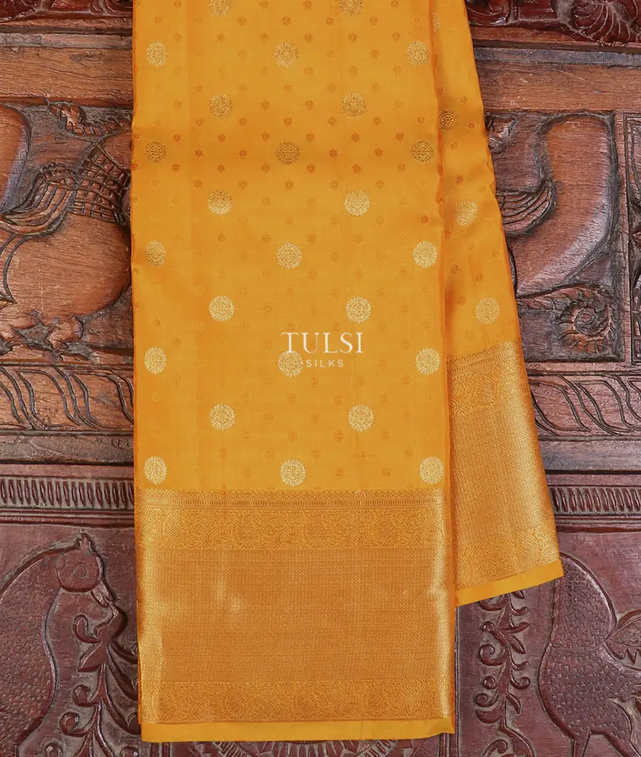 Yellow Soft Silk Saree T609701-image