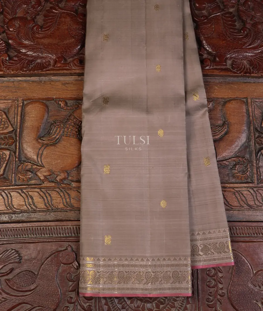 Grey Kanjivaram Silk Saree T601390-image