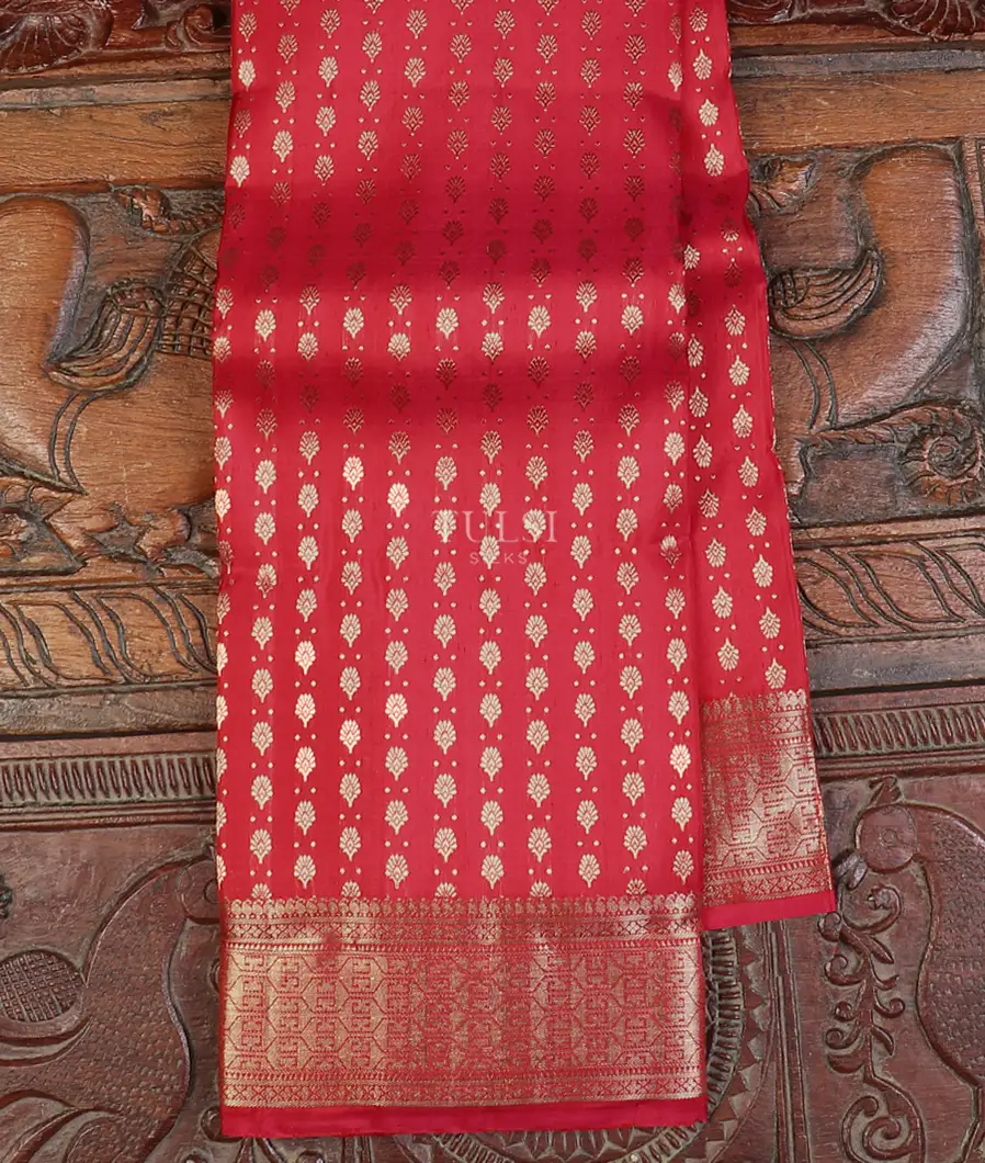 Red Kanjivaram Silk Saree T607242-image