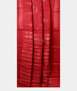 red-tussar-printed-saree-t607935-t607935-b