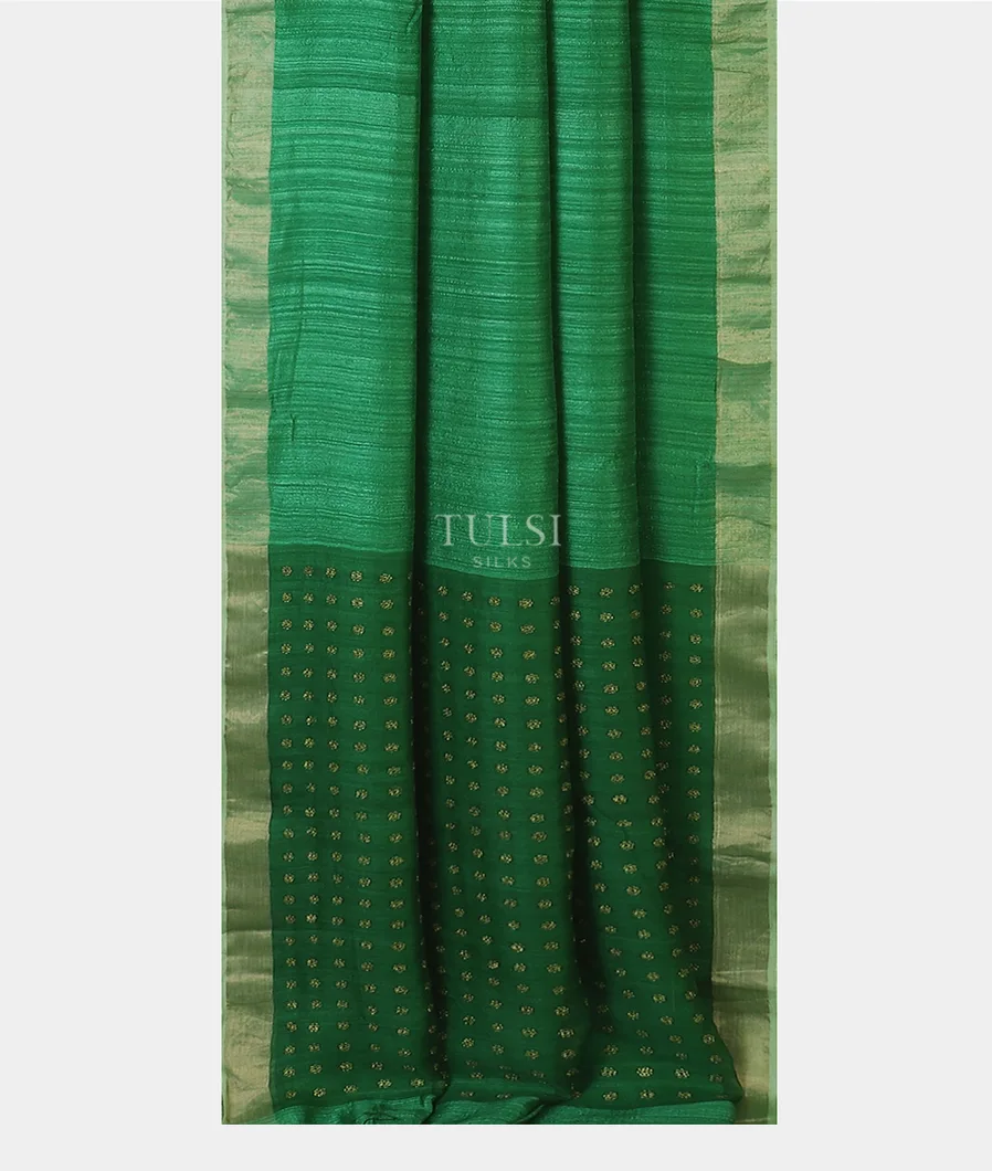 green-handwoven-tussar-saree-t608957-t608957-b