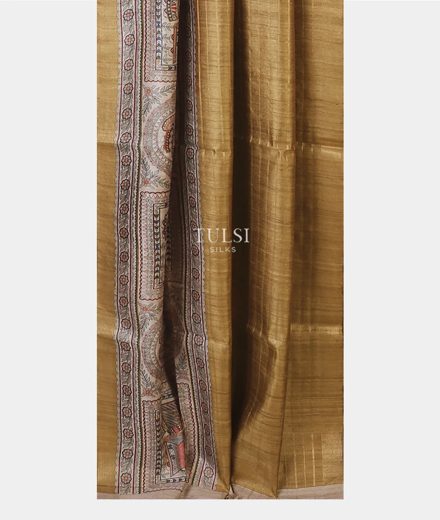 golden-brown-tussar-printed-saree-t607607-t607607-b