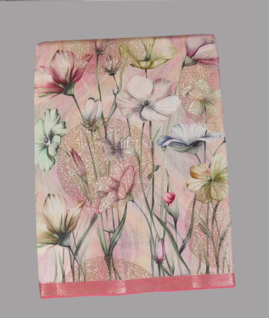 Multicolour Chaniya Silk Saree T610768-image