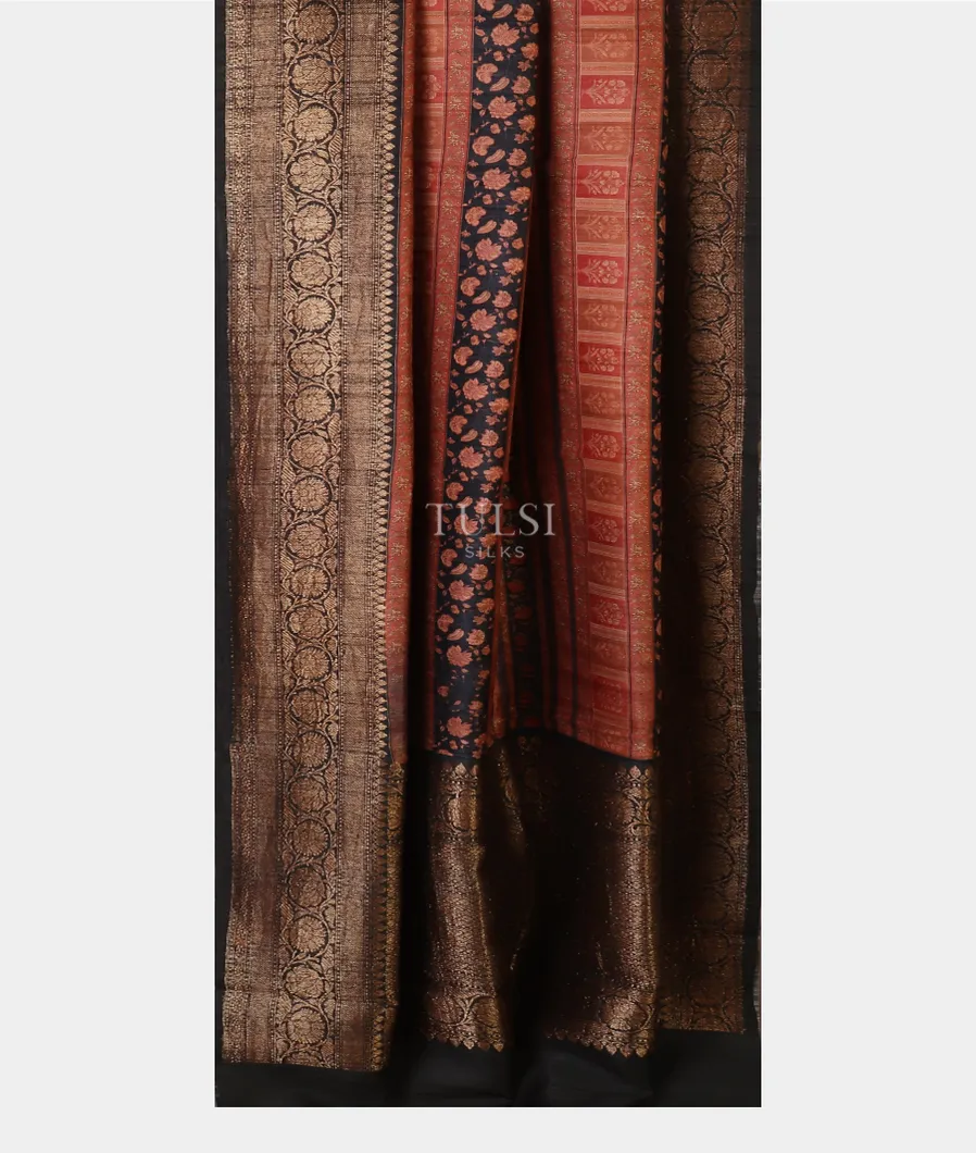 black-banaras-tussar-georgette-saree-t608512-t608512-b