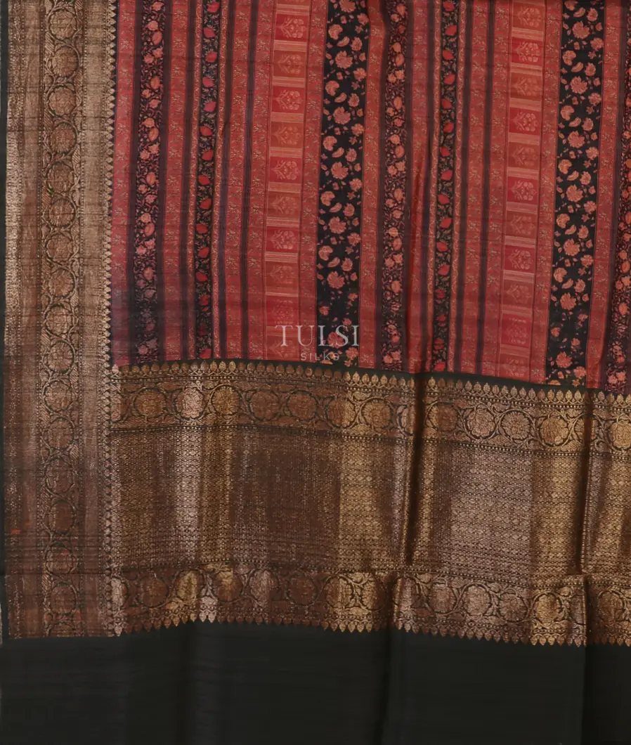 black-banaras-tussar-georgette-saree-t608512-t608512-d