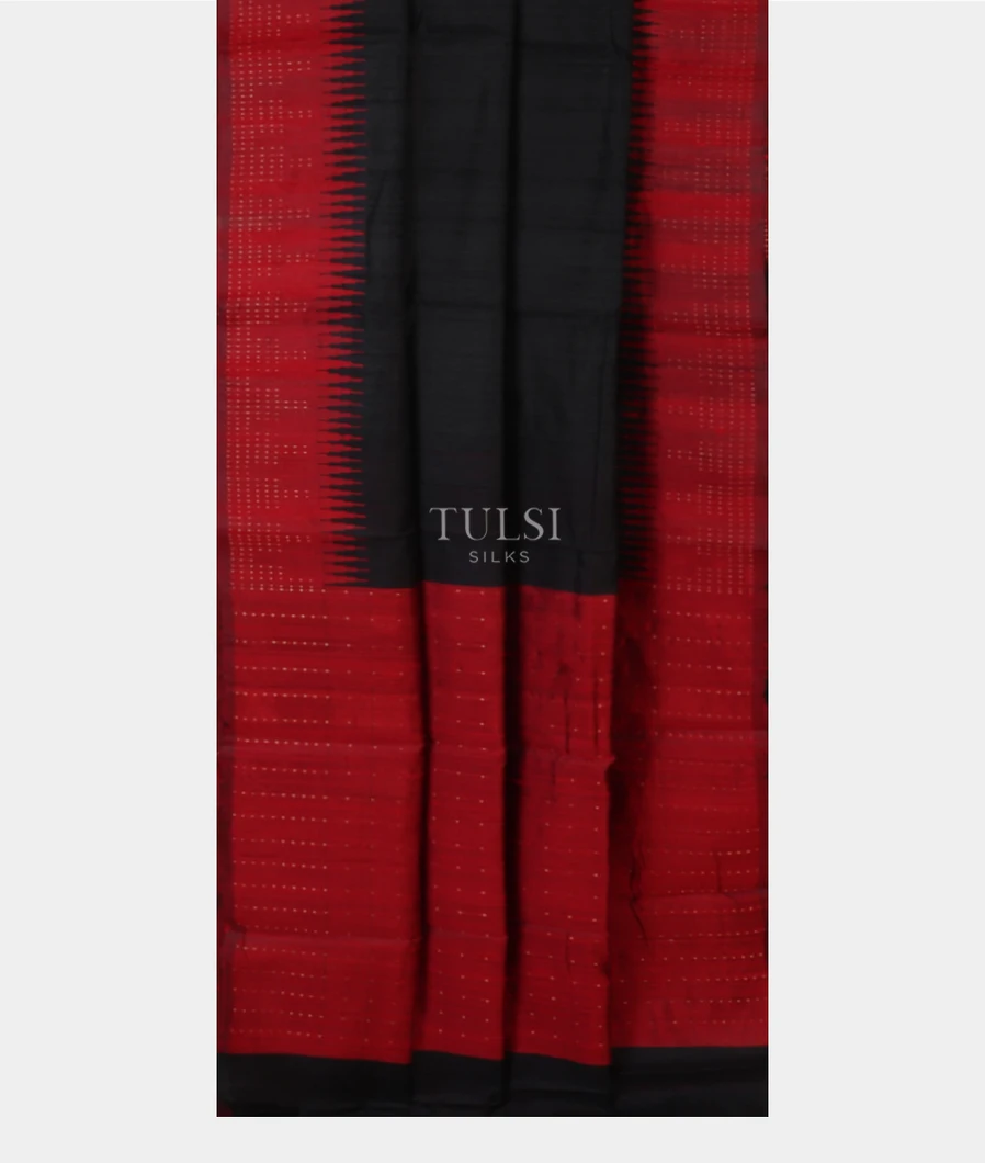 black-woven-tussar-saree-t608635-t608635-b