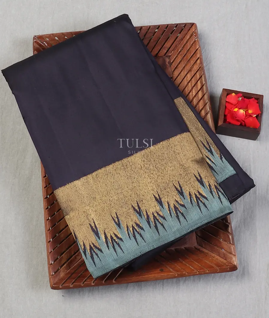 Blue Kanjivaram Silk Saree T612399-image