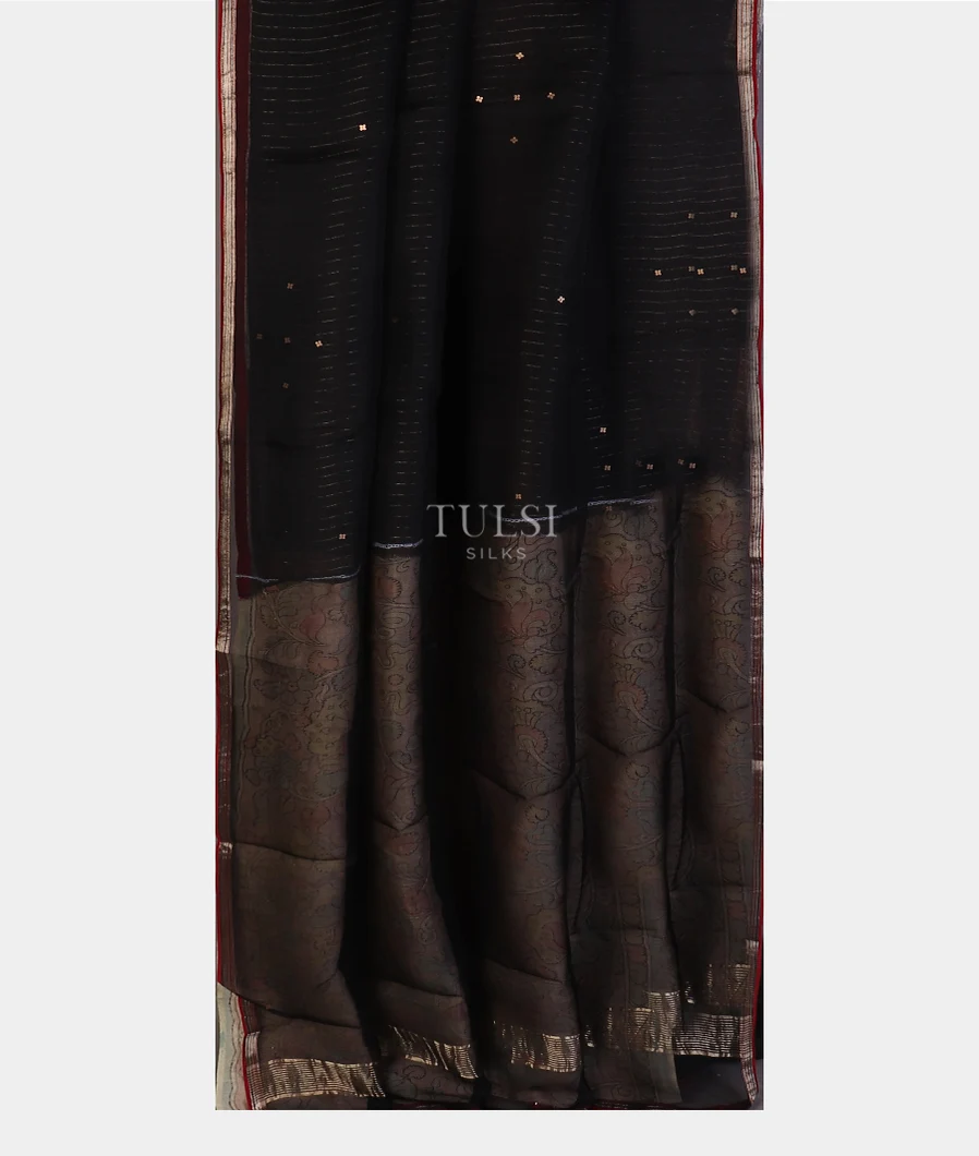 black-woven-organza-saree-t612392-t612392-b