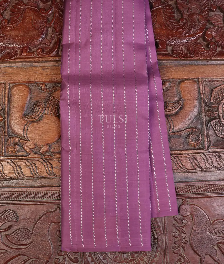 Lavender Kanjivaram Silk Saree T612411-image