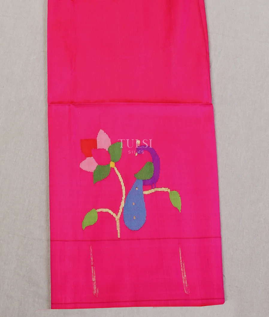 Pink Paithani Silk Blouse T611980-image