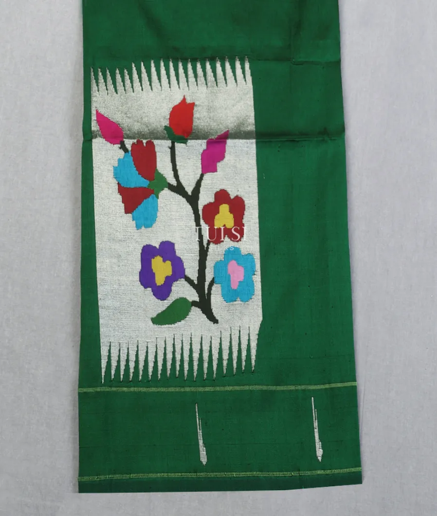 Green Paithani Silk Blouse T611979-image