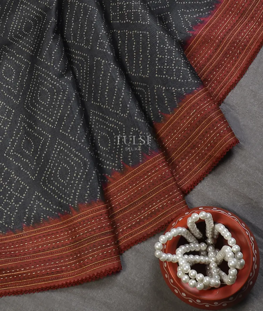 dark-grey-tussar-printed-saree-t611322-t611322-b