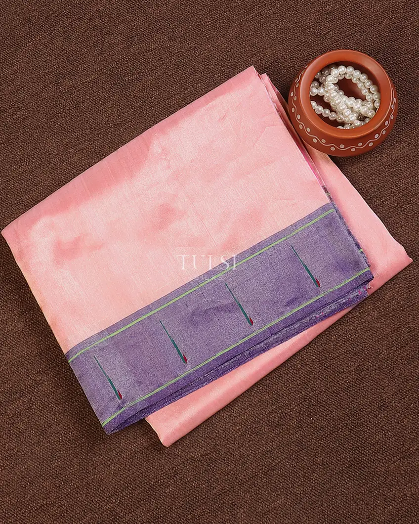 Pink Paithani Silk Saree T612015-image