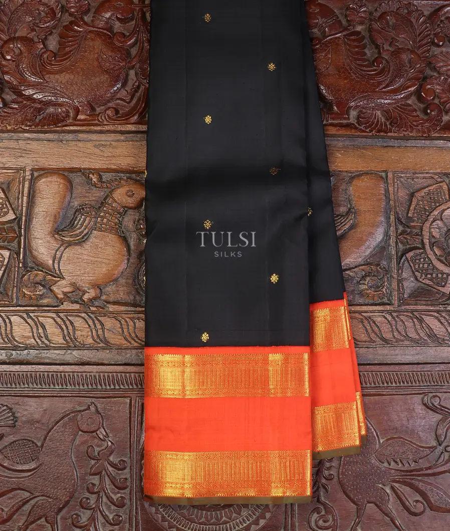 Black Kanjivaram Silk Saree T613447-image