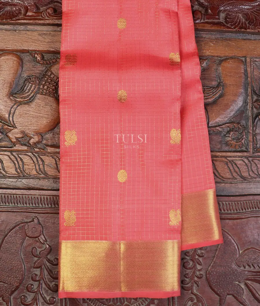 Pink Kanjivaram Silk Saree T613661-image