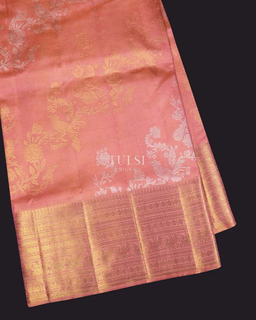 Pink Tissue Kanjivaram Silk Saree T611551-image