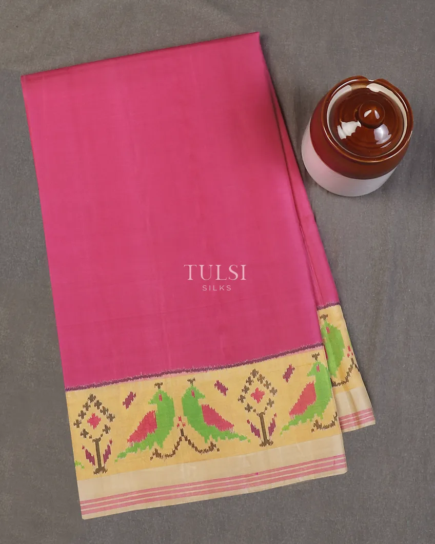 Pink Patola Silk Saree T538863-1-image