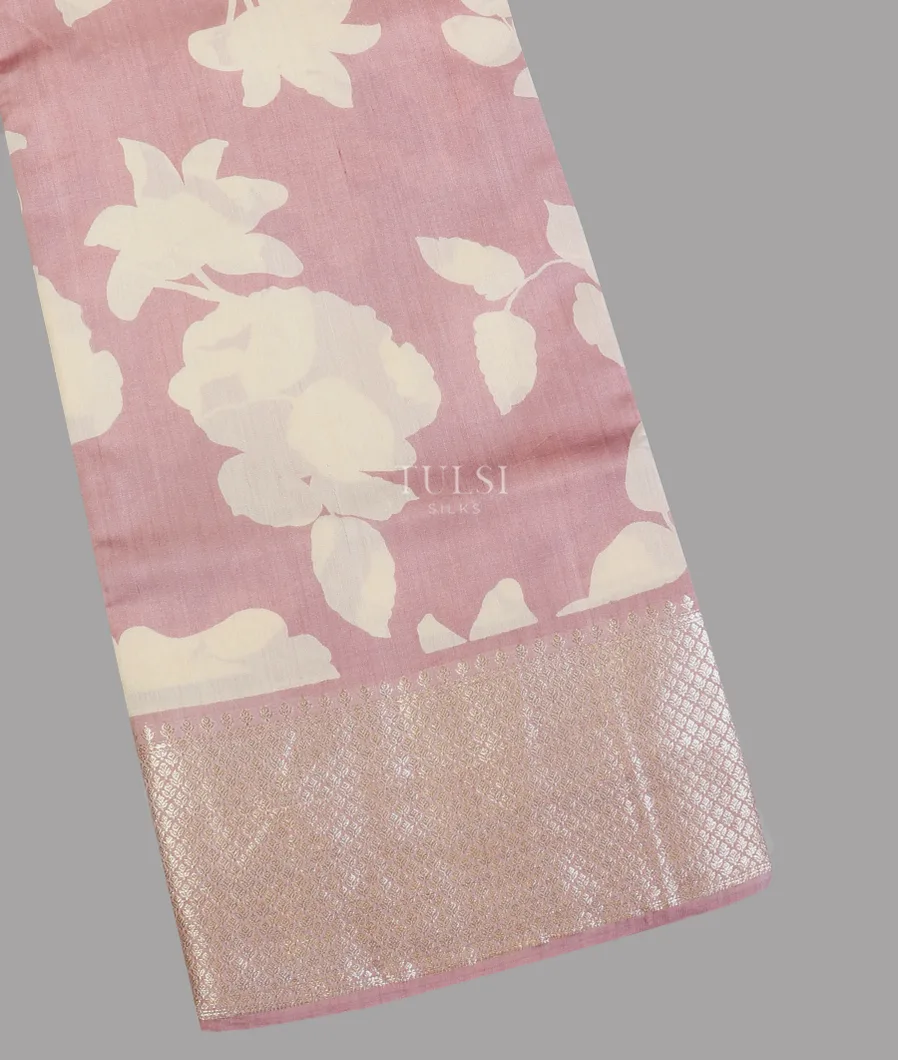 Lavender Chaniya Silk Saree T607186-image