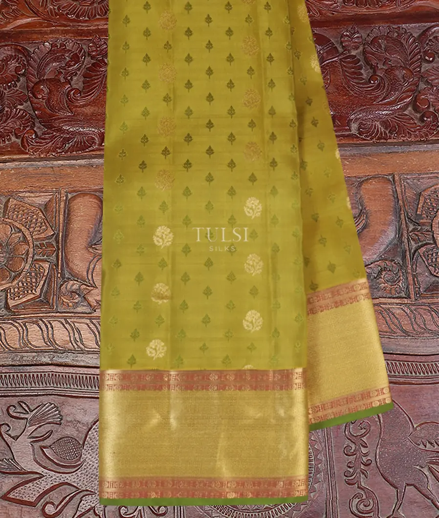 Green Soft Silk Saree T575387-image