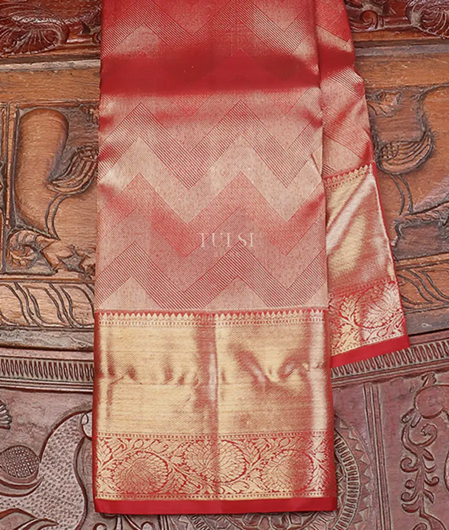 Red Kanjivaram Silk Saree T611035-image