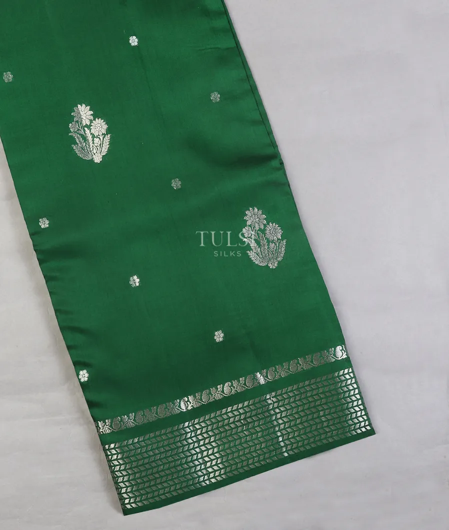 Green Chaniya Silk Saree T611730-image