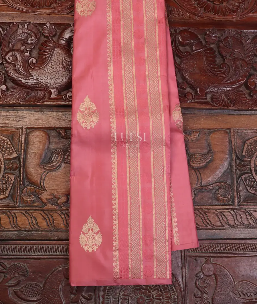 Pink Kanjivaram Silk Saree T604077-image
