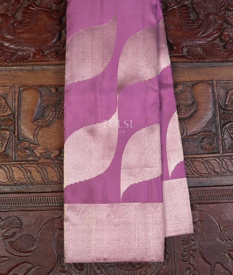Lavender Kanjivaram Silk Saree T611031-image