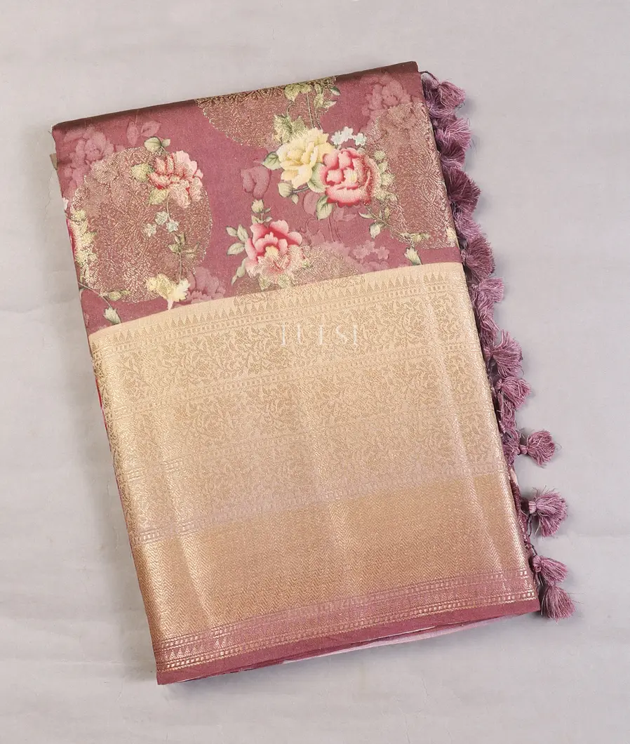 Pink Chaniya Silk Saree T610781-image