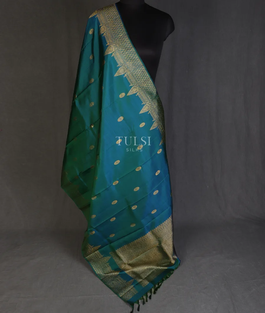 peacock-blue-kanjivaram-silk-dupatta-t593717-t593717-b