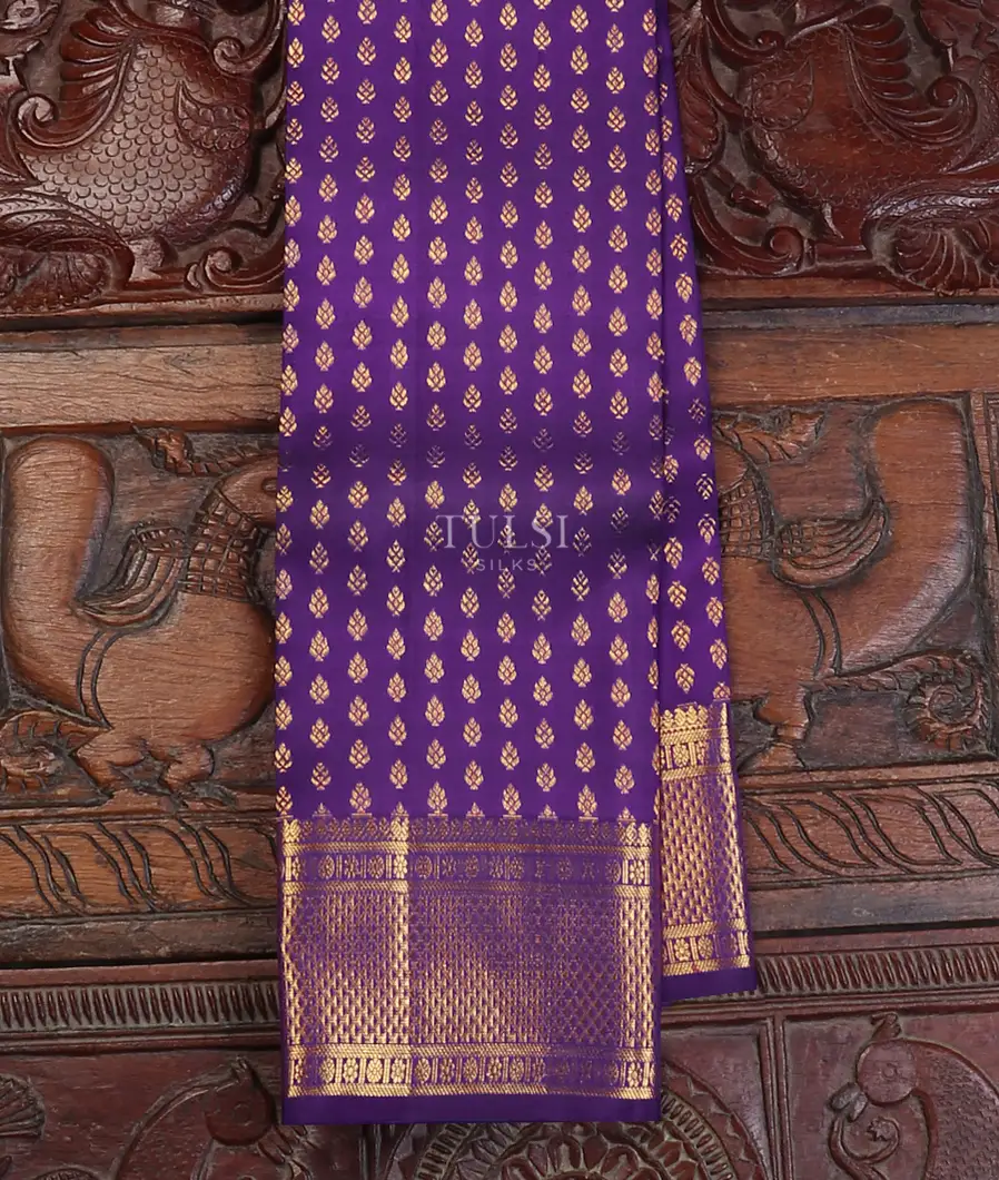 Purple Kanjivaram Silk Dupatta T593691-image