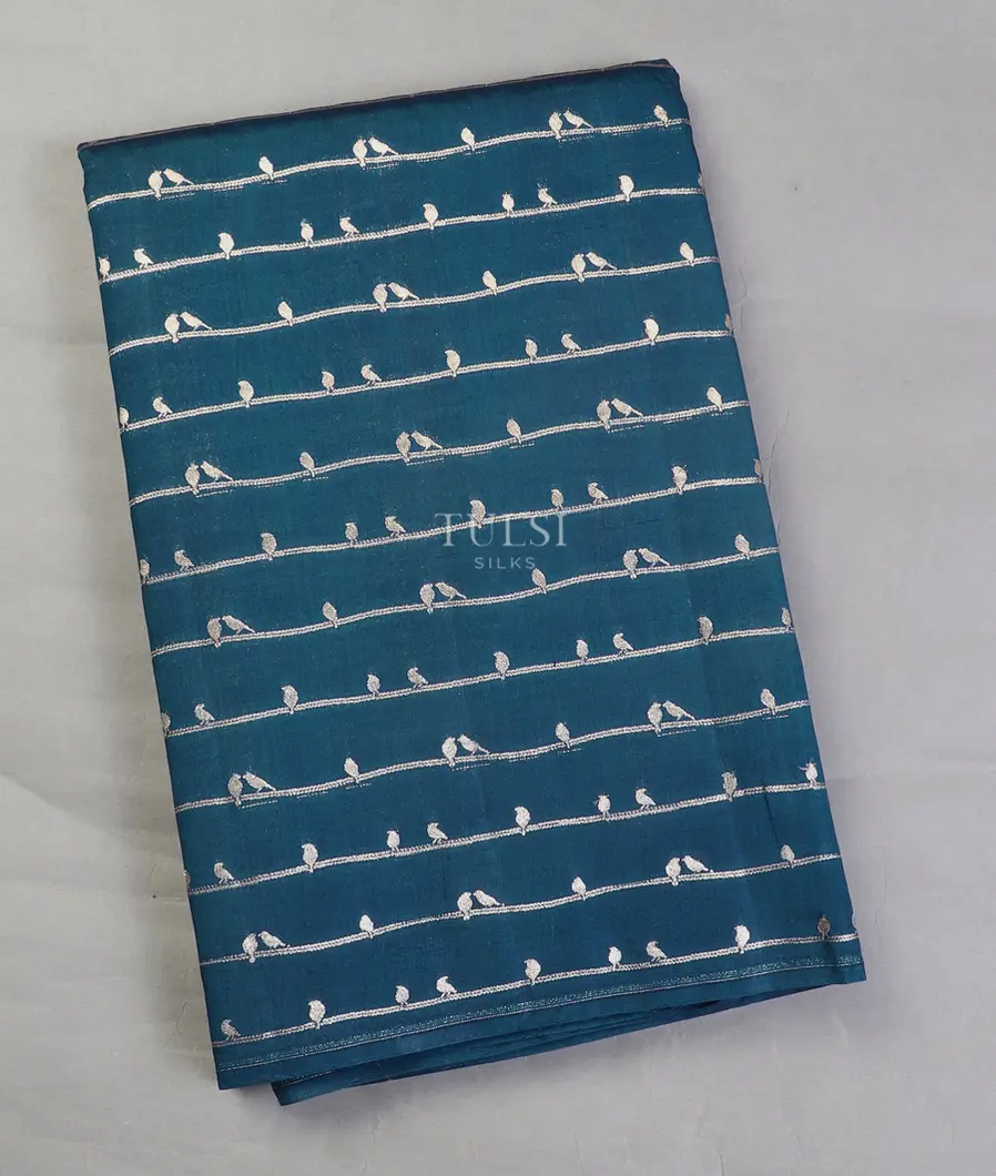 Blue Chaniya Silk Saree T611931-image