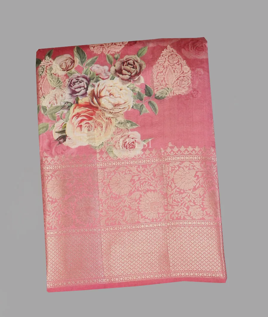 Pink Chaniya Silk Saree T610778-image