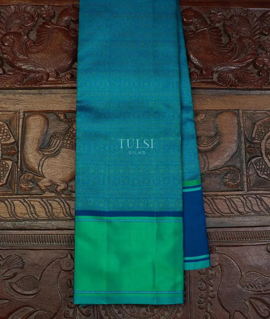 Blue Kanjivaram Silk Saree T602184-image