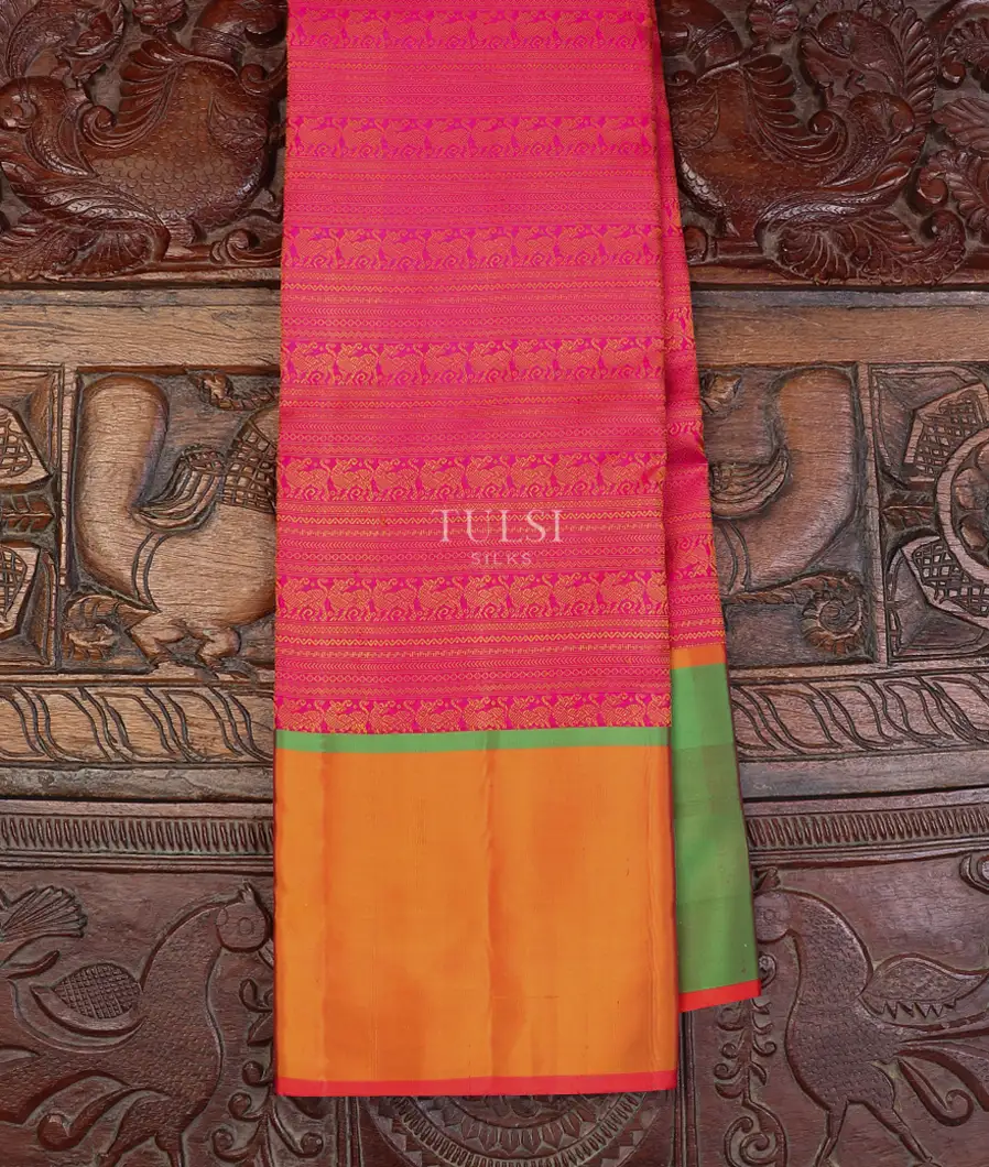 Pink Kanjivaram Silk Saree T580415-image