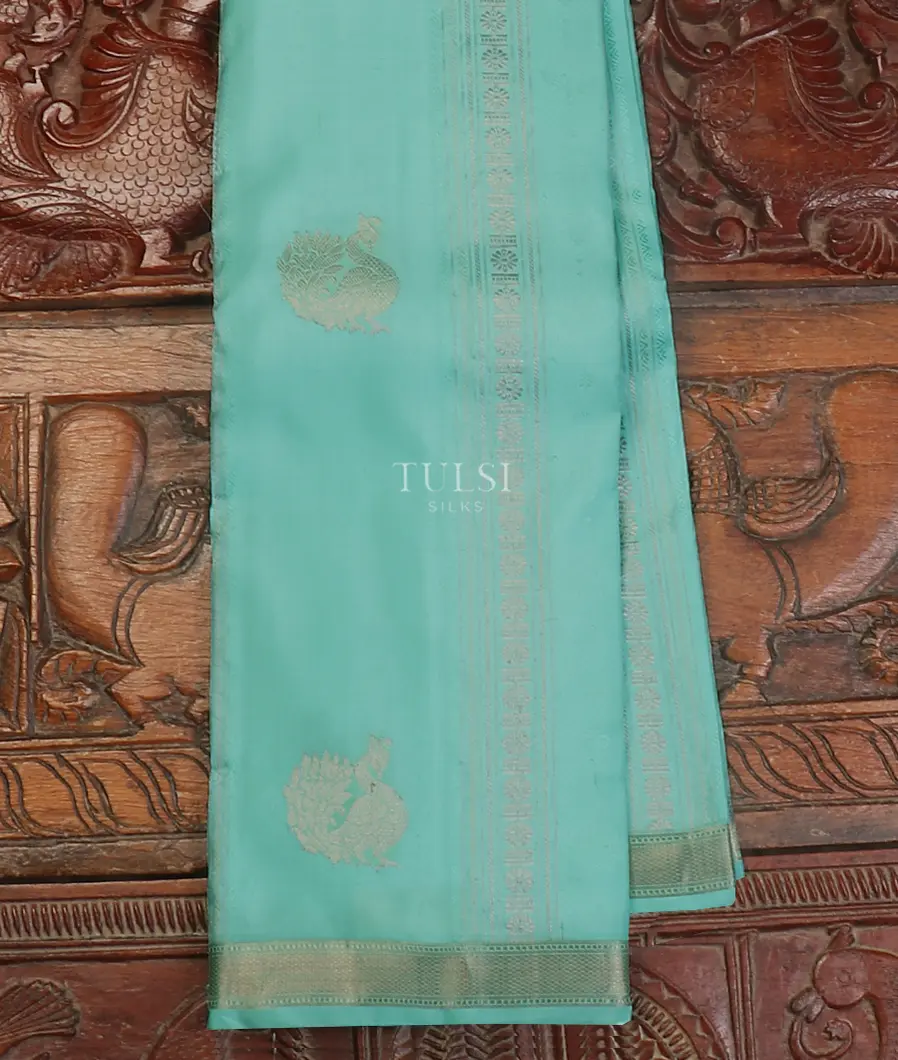 Blue Kanjivaram Silk Saree T609938-image